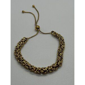 925 STERLING SILVER GOLD PLATED MILOR ITALY BRACELET